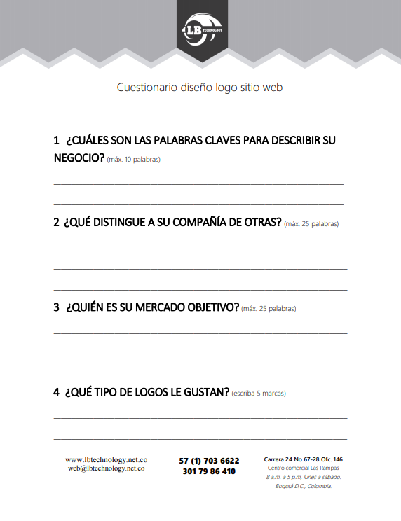 Formatos Brief Briefs | LB Technology